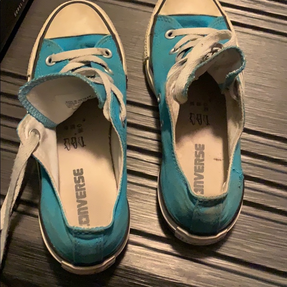 Blue Converse All-Stars - Picture 3 of 3